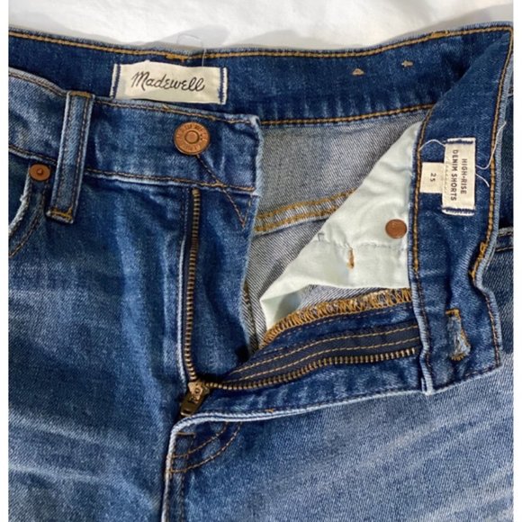 Madewell High Rise Denim Shorts - Picture 8 of 8